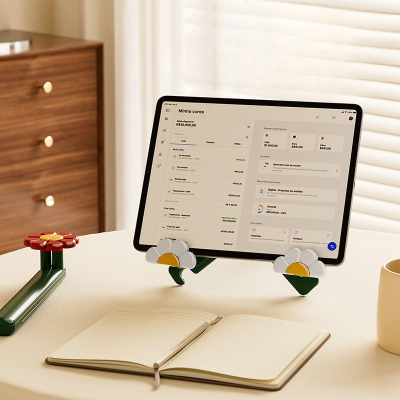 Tablet Accessories For Students - Tablet PC Holder Portable Support Foldable