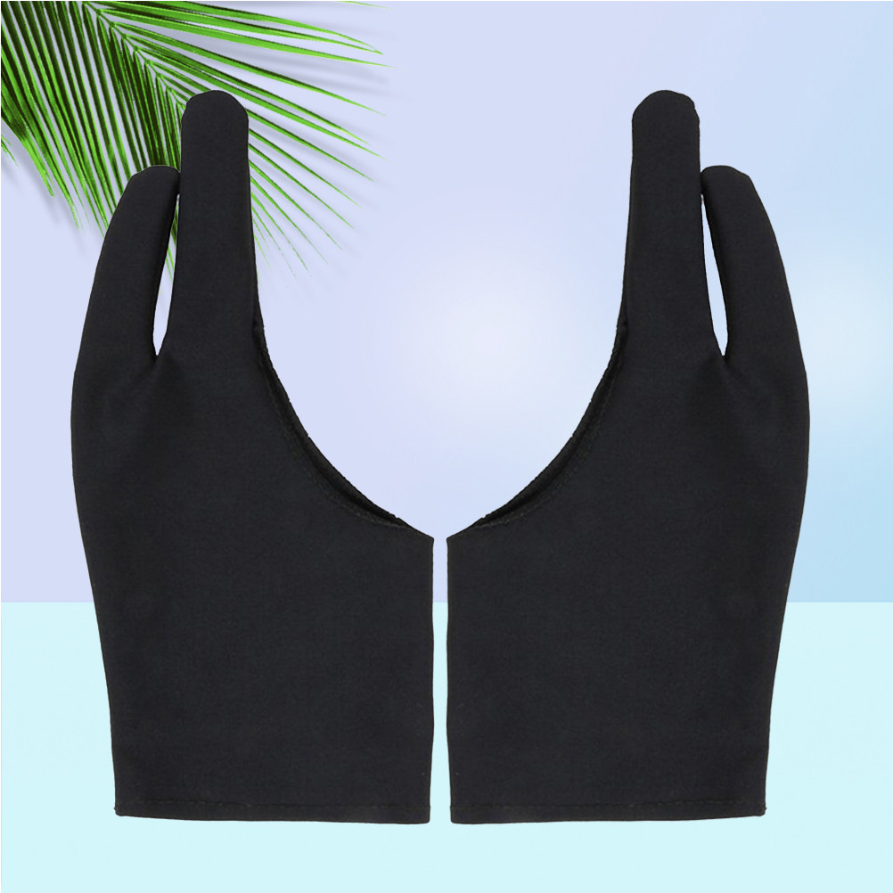 Drawing Glove Artist - 4Pcs Anti- Drawing Gloves Spandex Two