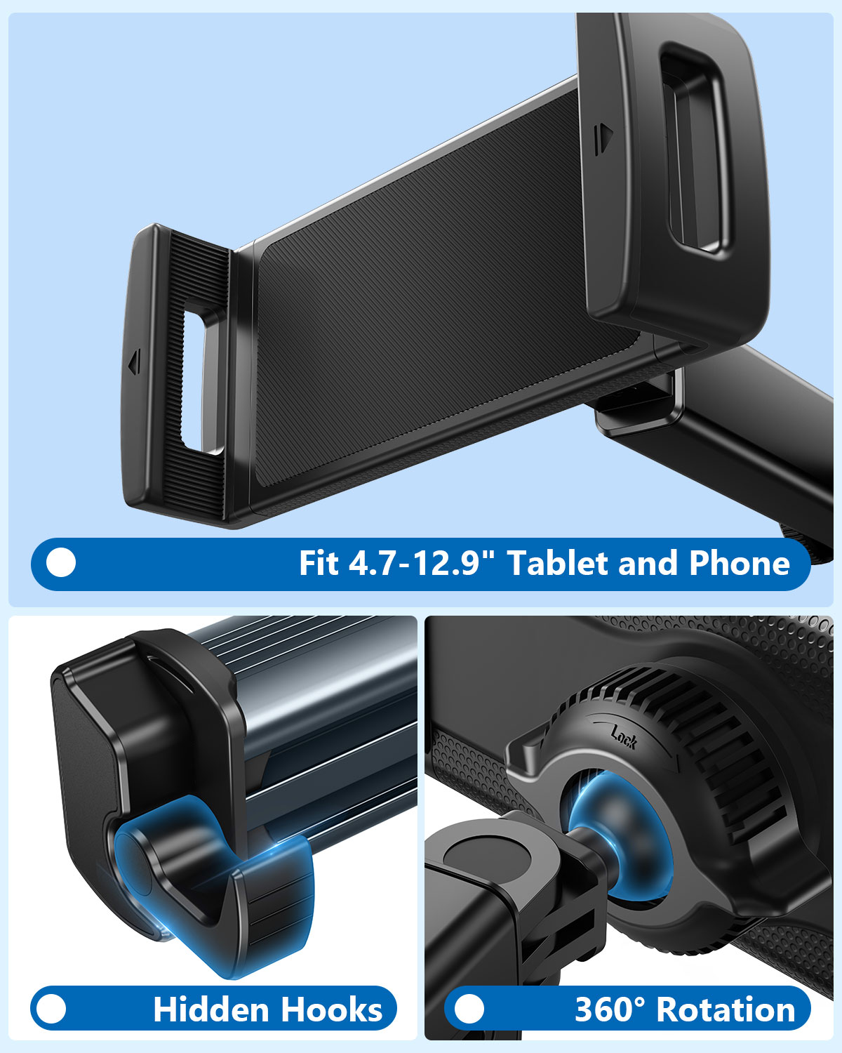 Hipacool Car Tablet Holder Sta - огляд і ціна Trimble Tablet Accessories
