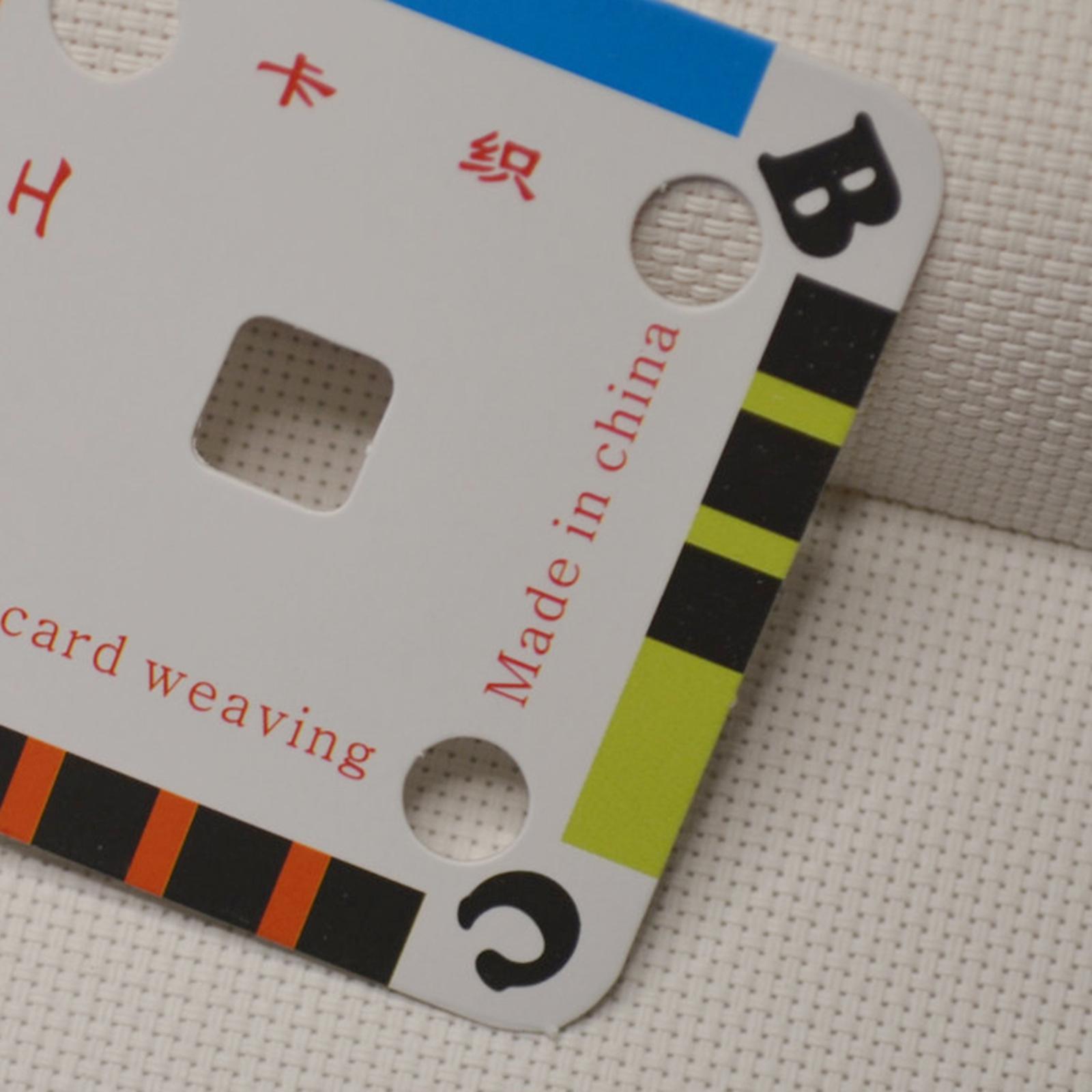 Weaving Card Paper Loom Cards  - огляд і ціна Tablet Weaving Accessories