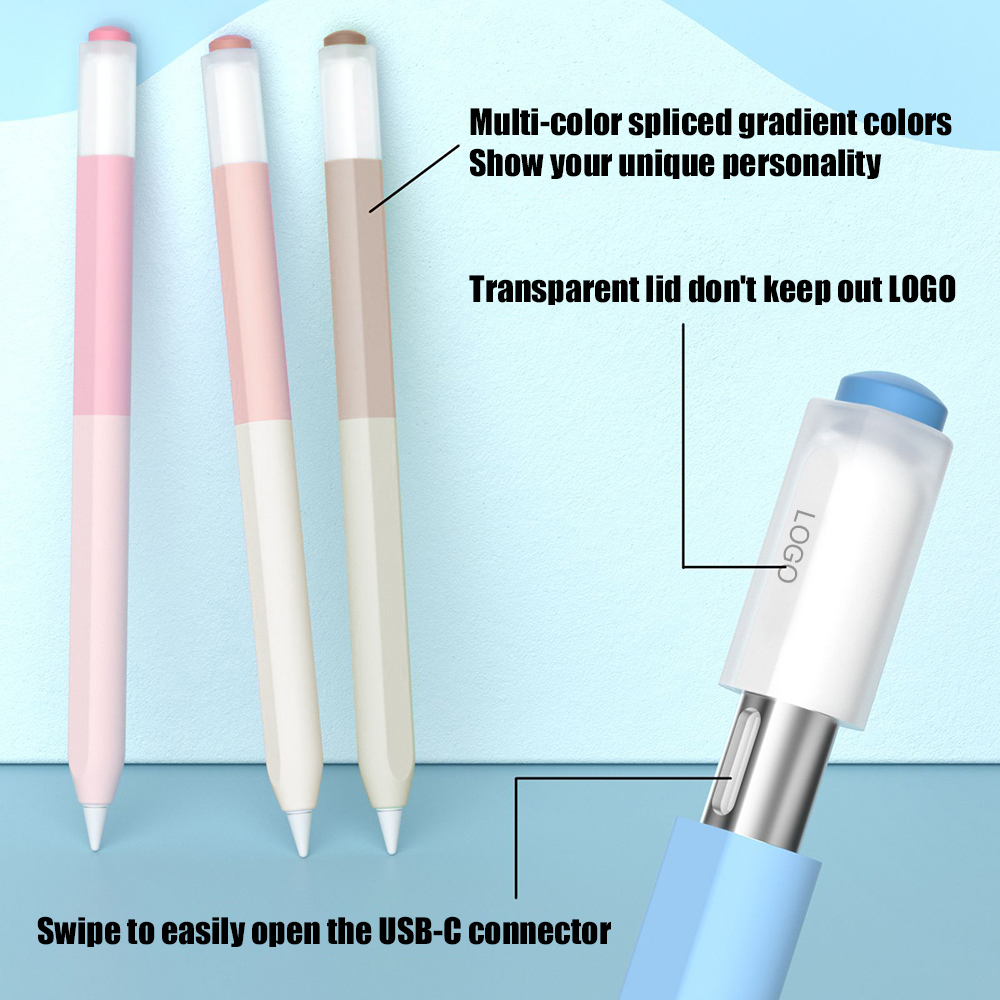 Color Splicing Silicone Pen Ca - огляд і ціна Tablet Pc Accessories