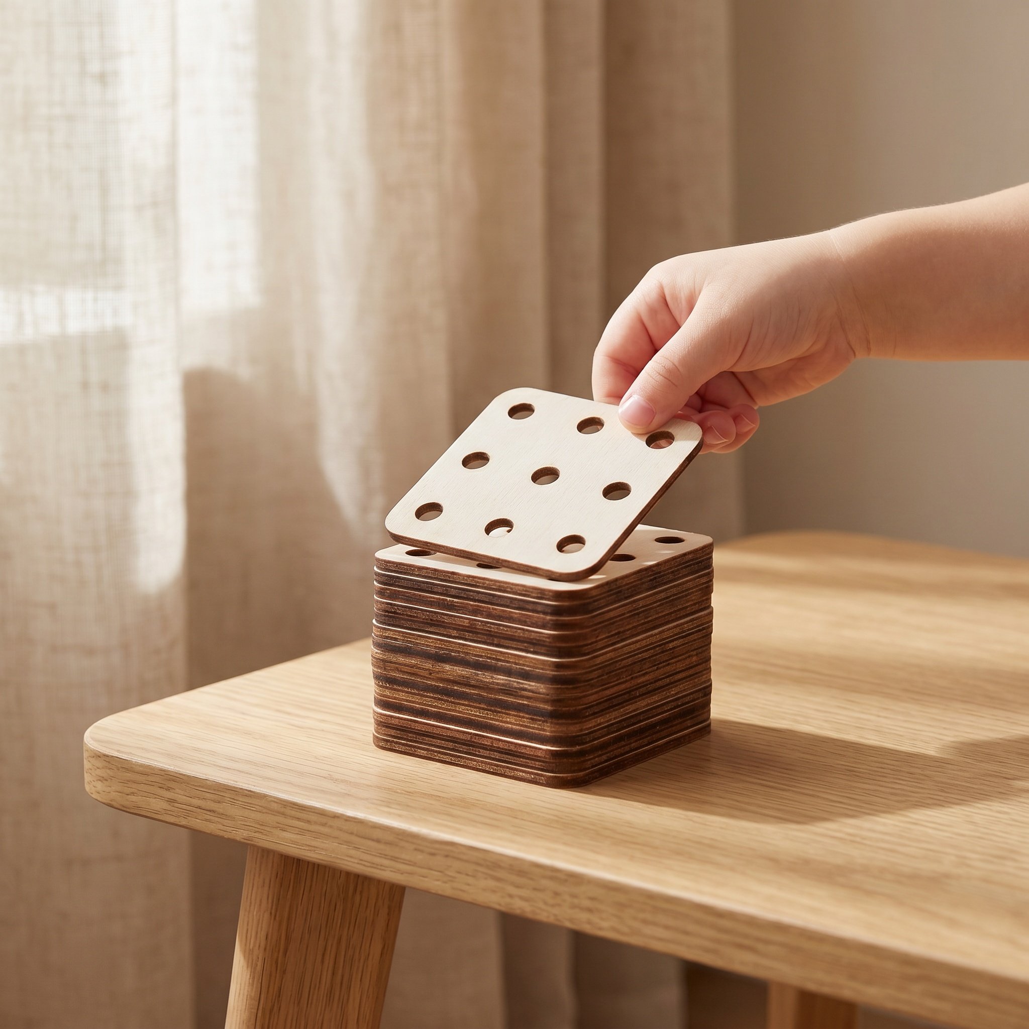 48pcs Wood Tablet Weaving Card - огляд і ціна Tablet Weaving Accessories