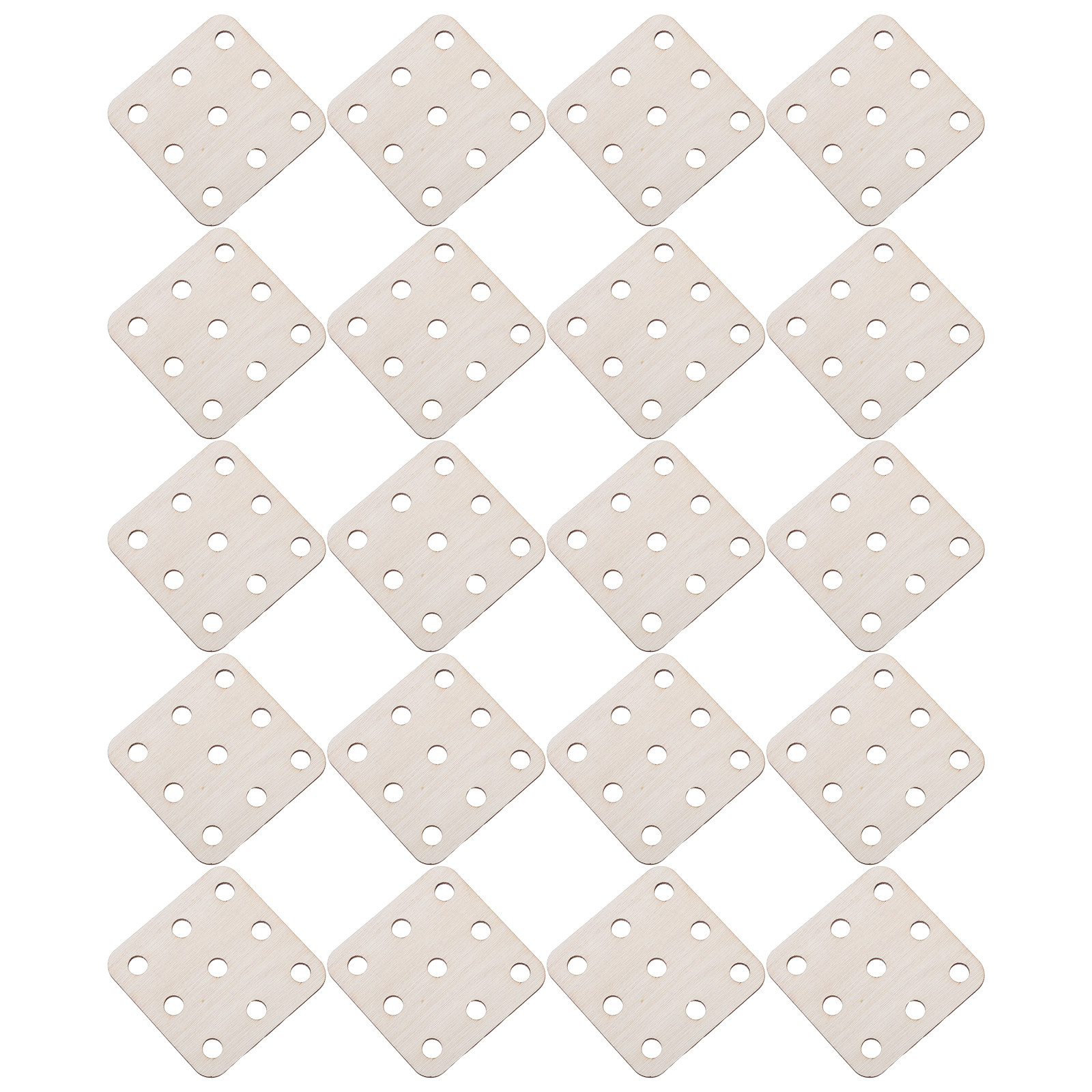 48pcs Wood Tablet Weaving Card - огляд і ціна Tablet Weaving Accessories