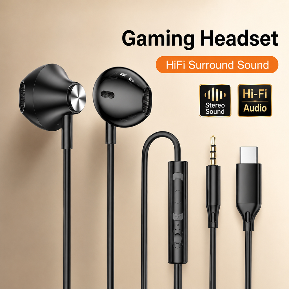 HiFi Surround Headphones Bass  - огляд і ціна Tablet Pc Accessories