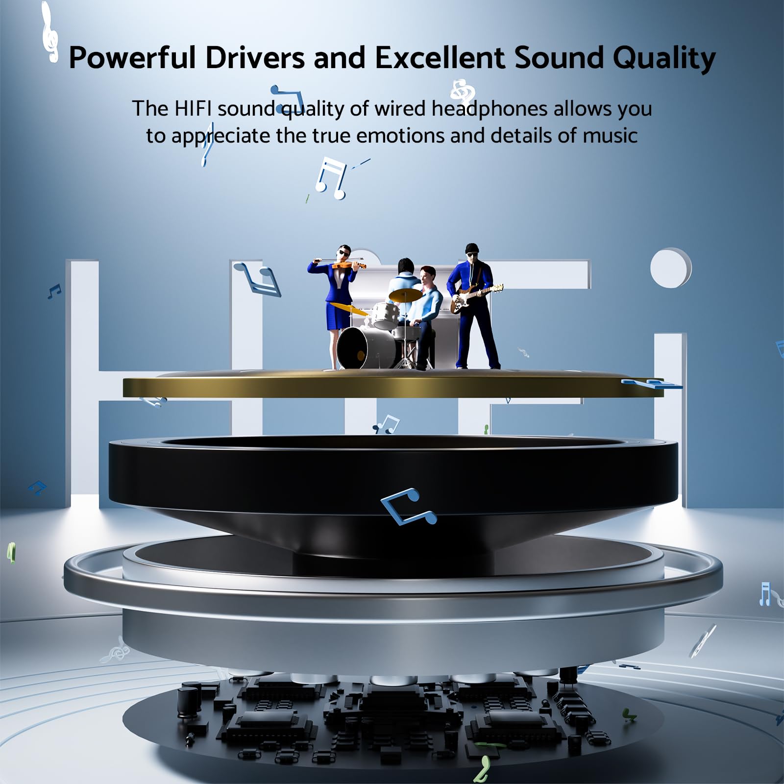 HiFi Surround Headphones Bass  - огляд і ціна Tablet Pc Accessories