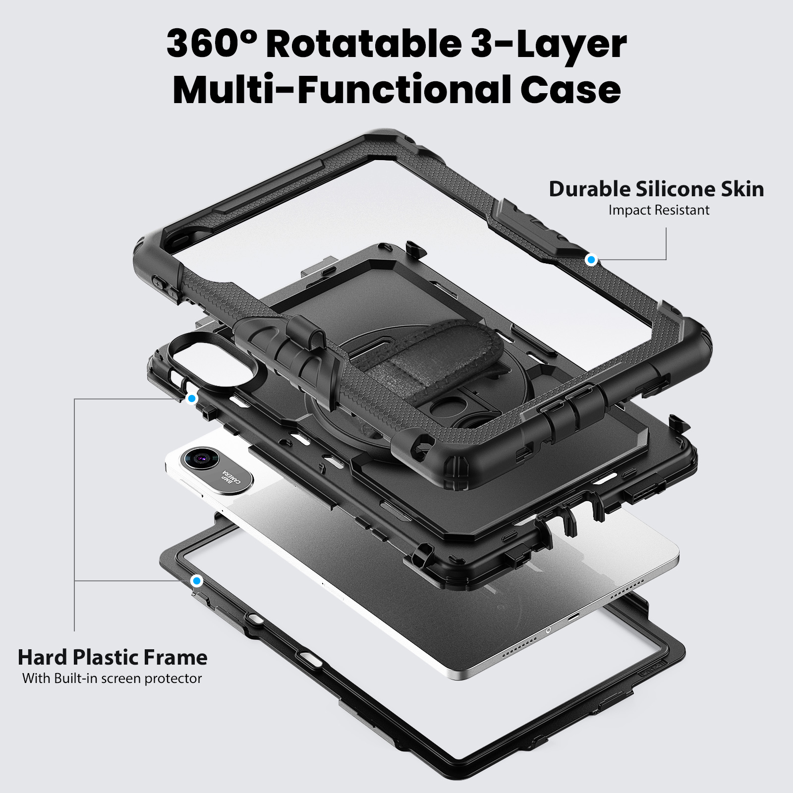 Heavy Duty Protective Case for - огляд і ціна Redmi Tablet Accessories