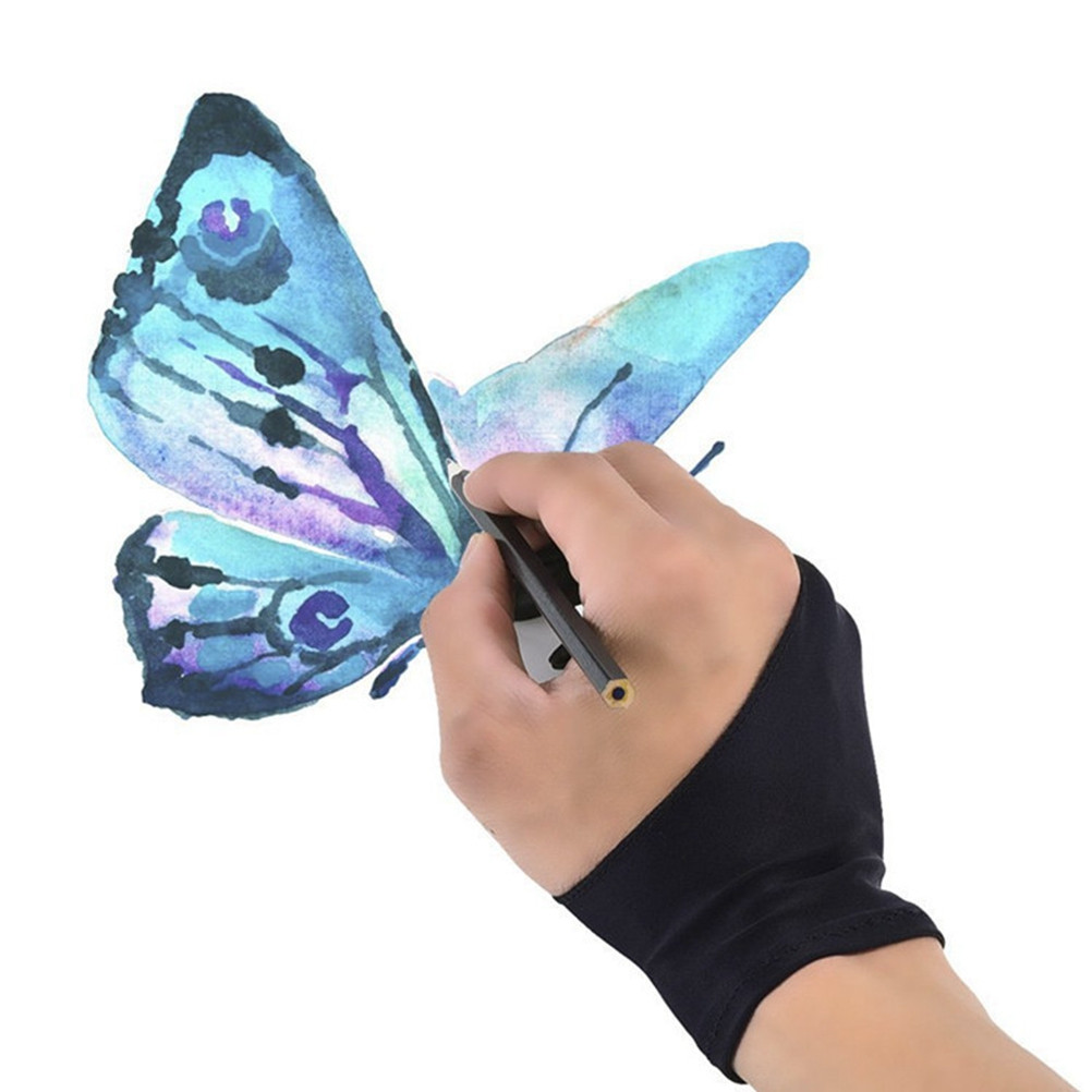 1Pcs Anti-Dirty Two-Finger Dra - огляд і ціна Drawing Glove Artist