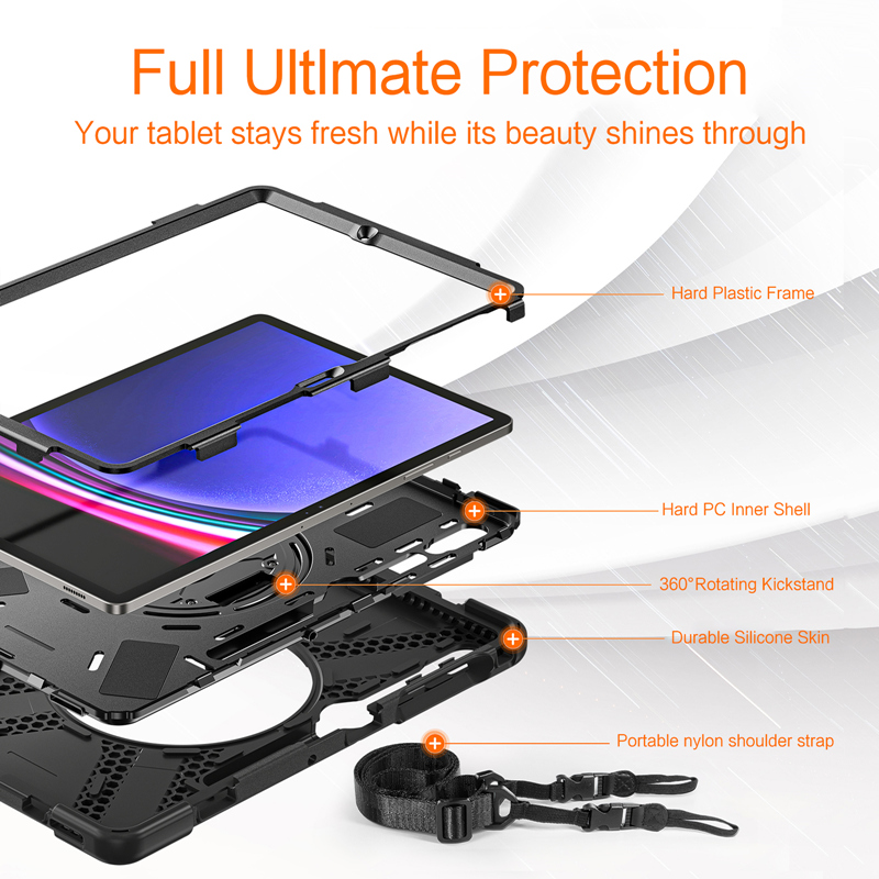Heavy Duty Shockproof Case For - огляд і ціна Samsung Tablet With Accessories
