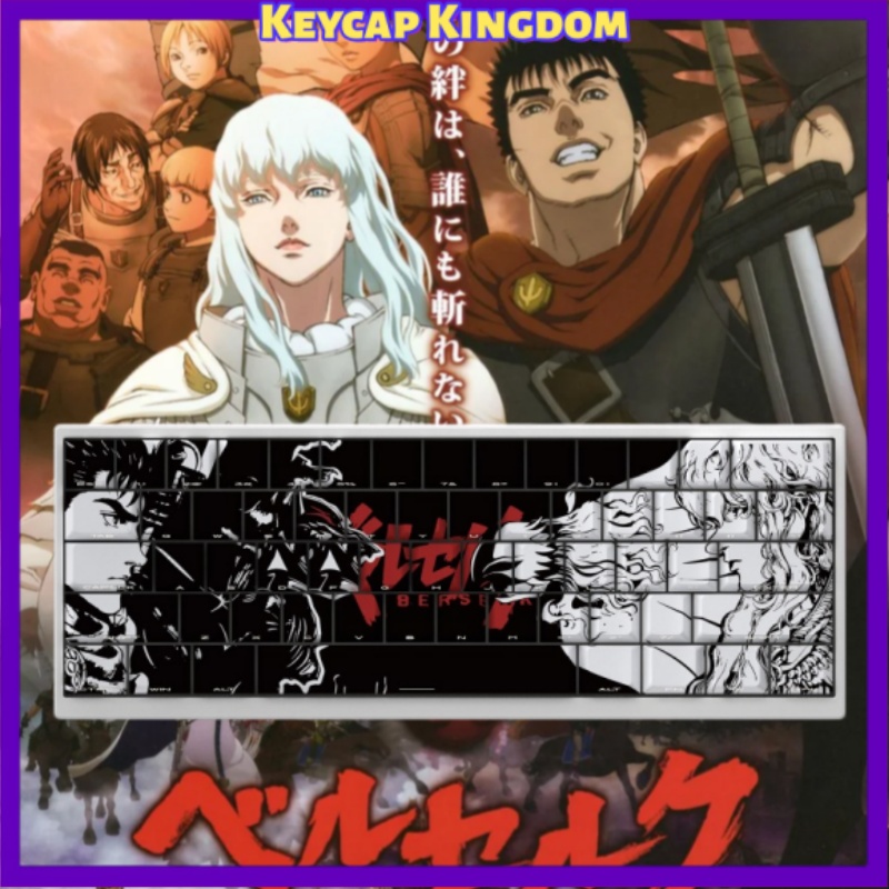 BERSERK Theme Anime Keycap 98  - огляд і ціна Tablet Pc Accessories
